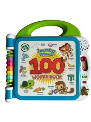 Leap Frog Learning Friends 100 Words Book English & Spanish Audio Book Working - Image 1 of 4
