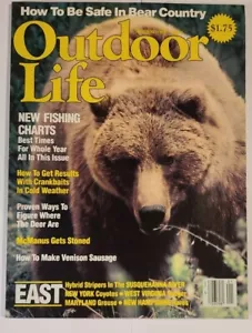 Vintage OUTDOOR LIFE Magazine (Jan 1987) Hunting Wildlife Fishing - Picture 1 of 2