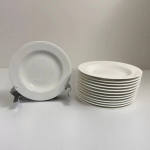 "Juego de 13 platos de cena blancos Mikasa Alumicron Embassy de 9""" - Imagen 1 de 8