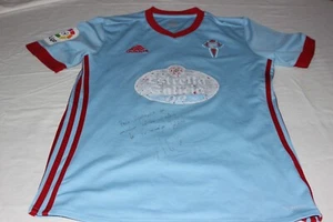 CAMISETA FUTBOL OFICIAL CELTA DE VIGO ADIDAS T/S DORSAL Nº 16 JOZABED FIRMADA - Imagen 1 de 8