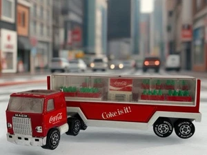 Vintage 1980 Buddy L Coke Coca Cola Semi Truck Coke & A Smile Vending Machine - Picture 1 of 24