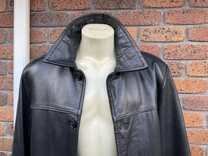 POLITIX Mens Classic Style Leather Jacket # Sz: L. Made In Australia 🇦🇺 - Picture 1 of 17