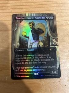 mtg Gray Merchant of Asphodel Foil Secret Lair Encyclopedia of Magic - Bild 1 von 1