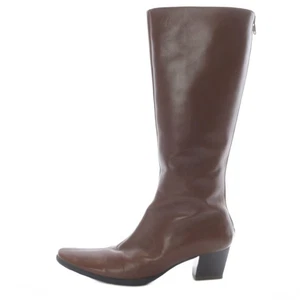 Nebuloni Leder Lang Stiefel High Heel Braun /Sr Damen - Bild 1 von 9