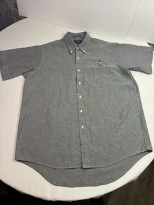 Guy Harvey Classic Button Down Shirt XL – Gray Marlin Embroidered Fishing Casual - Picture 1 of 14