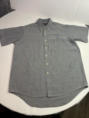 Guy Harvey Classic Button Down Shirt XL – Gray Marlin Embroidered Fishing Casual - Image 1 of 4