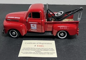 Camioneta Ford F1 1949 camioneta pickup Mobilgas Pegasus servicio en carretera 1/25 diecast nueva en caja - Imagen 1 de 9
