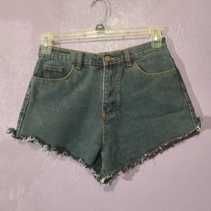 AA Jeansshorts Raw Hem High Waisted Blue Jean Short Shorts Freizeit Sommer 29 - Bild 1 von 5