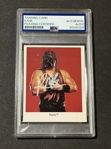KANE 2001 CARDINAL WWF SIGNED AUTOGRAPHED CARD PSA/DNA CERTIFIED - Picture 1 of 2