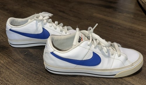 Nike Court Legacy Uomo Taglia 7 Bianco Game Royal 2021 CU4150 101