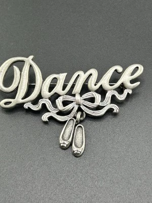 JJ Jonette Jewelry Pewter “Dance” Brooch - Image 1 of 4