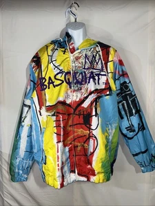 Jean-Michel Basquiat Herren Members Only Windbreaker Jacke Gr. XL Mehrfarbig - Bild 1 von 15