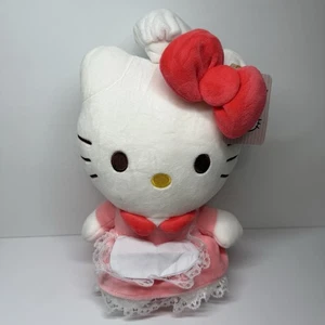 Juguete de peluche de chef Hello Kitty Bakery 2023 rosa rojo Sanrio JHWH - Imagen 1 de 12