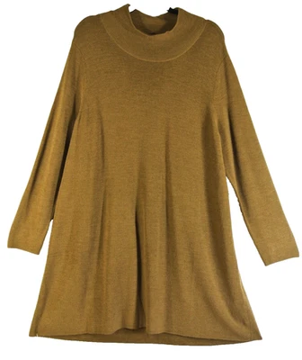 Suéter túnica de lã Eileen Fisher novo com etiquetas tamanho 2X #S8136 - Imagem 1 de 4