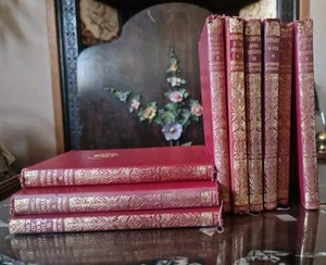 Rudyard Kipling ~ Sammlung von neun antiken gebundenen Büchern - Bild 1 von 24