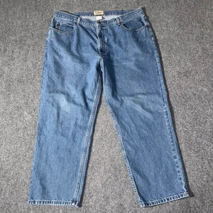 LL Bean Jeans Herren Größe 42x29 Relaxed Fit Blau Denim Hose 100% Baumwolle 134770 - Bild 1 von 17