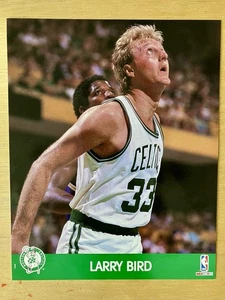Foto de acción 1990 NBA Hoops Larry Bird 8x10 - LOTE DE 6 - Boston Celtics Salón de la fama rara - Imagen 1 de 2