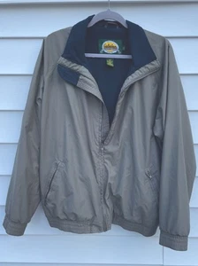 Cabela's Outdoor Gear Mens L Jacket, Tan, full zip, light weight. - Picture 1 of 9
