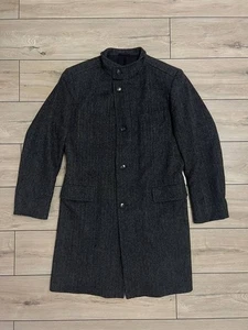 Men's Hugo Boss Sintrax Wool Coat Jacket Dark Grey sz EUR 56 US 46R Long - Picture 1 of 11