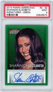 PSA 9 Shannon Elizabeth (película de miedo) autógrafo // POP 1 // 2015 Panini American - Imagen 1 de 2