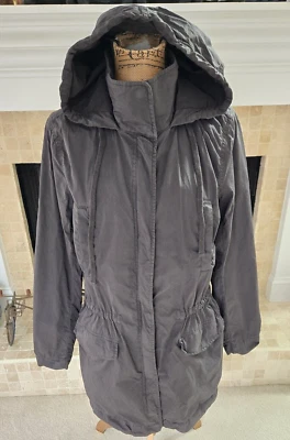 James Perse Hoodie Jacket Women's Size 4 Black Jacket Cotton Full Zip - Image 1 of 4