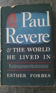 Paul Revere and the World He Lived In Esther Forbes 1942 book HC - Picture 1 of 9