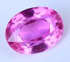 Natural Pink Ruby Oval FLAWLESS 18 To 20 Ct Certified Mogok Loose Gemstone