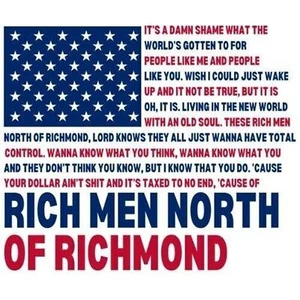 RICH MEN NORTH OF RICHMOND STICKER PICK SIZE - Picture 1 of 5