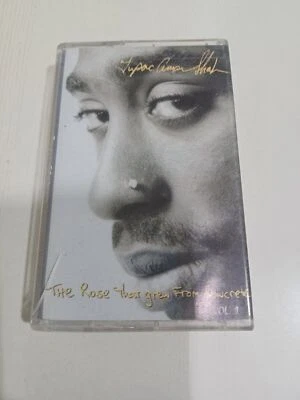 2Pac Tupac Rose from Concrete 1 rap hip hop RARE Cassette tape INDIA  2000 - Image 1 of 4