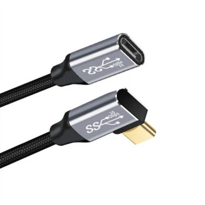 USB-C USB 3.1 Type C Male to Female Extension Data Cable 10Gbps 100W - Image 1 of 4