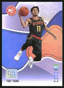 2018-19 Panini Status Purple #192 Trae Young