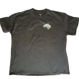 Reel Legends Shirt Mens 2XL Cotton Black Short Sleeve Fish Graphic Fishing - Picture 1 of 7