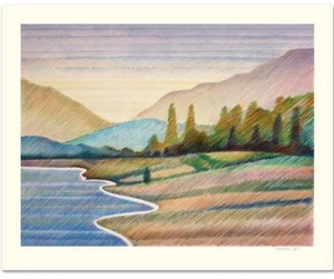Marcus Uzilevsky "South Of France" LED Serigraph Number & Hand/Sign. COA. NEW - Imagen 1 de 4