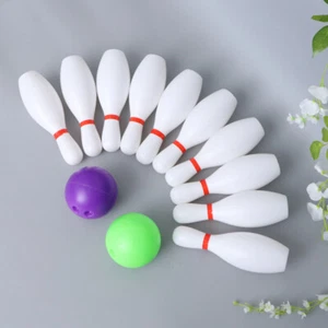 Kids Indoor Bowling Kids Bowling Toy Kids Outdoor Bowling Bowling Play Sets - Picture 1 of 12