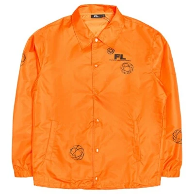 FUTURA 2000 LABORATORIES MEN COACHES JACKET (ORANGE) - Image 1 of 3