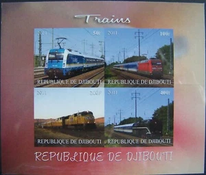 Rep. de Djibouti 2011 - Block Trains MNH (5) - Picture 1 of 1