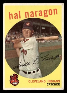 1959 Topps HAL NARAGON #376 GD Cleveland Indians - Bild 1 von 2