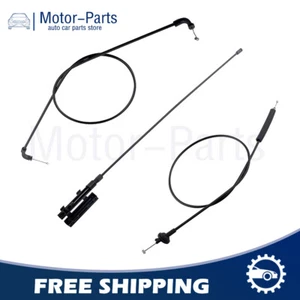 (3) Engine Hood Release Cable Fits 01-08 BMW E65 E66 7 Series 750 745 Alpina B7 - Picture 1 of 5