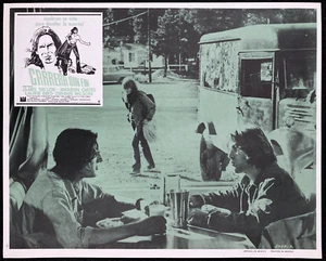 Póster de tarjeta de vestíbulo de película original de Two Lane Blacktop James Taylor Hot Rods Racing - Imagen 1 de 2