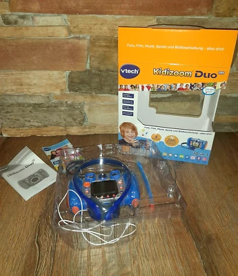 VTech KidiZoom Duo 5.0, Digitalkamera in blau komplett in Originalverpackung - Bild 1 von 2