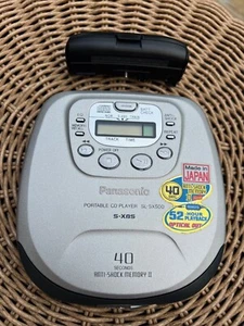 Panasonic Discman Portable CD Disc Player SL-SX 500 - MINT! + EXTRA Battery Case - Picture 1 of 14