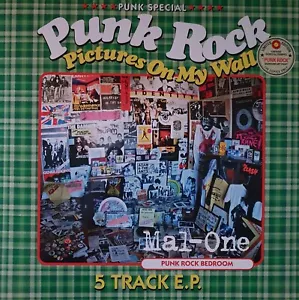 Mal-One - PUNK ROCK PICTURES ON MY WALL Ltd Vinyl 12" + Signed Print - Picture 1 of 2