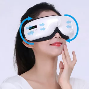 Eye Massager with Heat and Vibration Compression Rechargeable Bluetooth Music - Picture 1 of 12