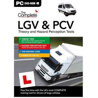 2025/2026 LGV PCV Driving Theory Test & Hazard Perception PC DVD ROM by Post - Image 1 of 4