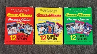 1990 Collect-A-Books Series I Baseball Boxes #1-3 SEALED Mattingly Griffey Jr. ⚾ - Image 1 of 4