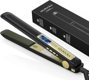 Piastra per capelli, professionale con rivestimento in nano-titanio, piastra 2 i - Foto 1 di 12