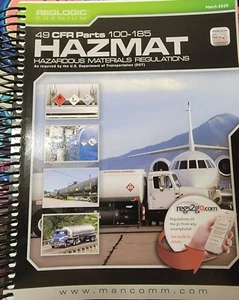 49 CFR Parts 100-185 Hazmat Hazardous Materials & Regulations March 2020 Edition - Picture 1 of 2