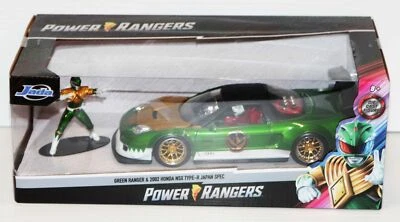 Nuevo en caja - Jada Toys Green Ranger y Honda NSX Type-R 2002 Japón 1:24 Diecast Car Foto 1 de 4