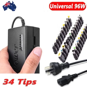 Universal Power Supply Charger 96W for PC Laptop Notebook AC/DC Power Adapter - Picture 1 of 18