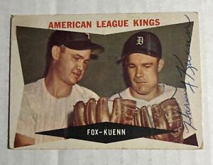 HARVEY KUENN MINT SIGNED AUTO 1960 Topps Baseball Card TIGERS JSA AUTHENTICATED